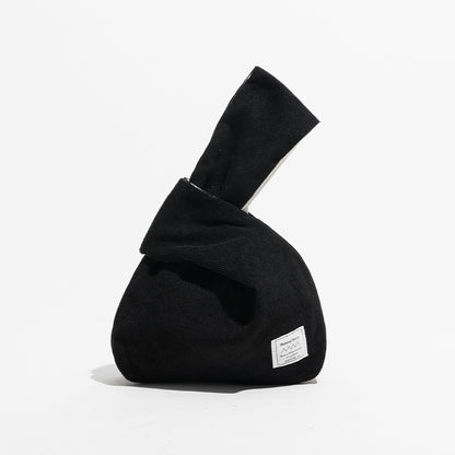 Bolso de mano de pana