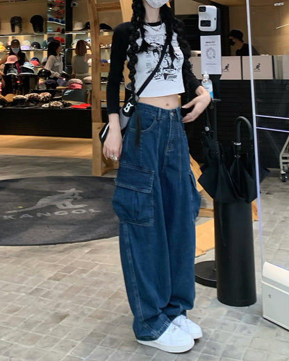 Pantalones anchos y holgados de moda para mujer