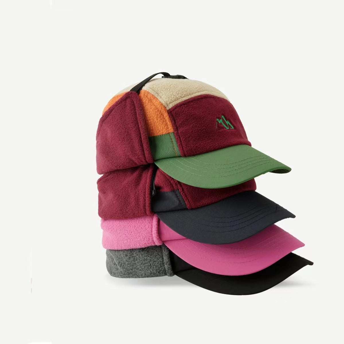 Protection Ushanka Street Matching Baseball Mountain Embroidery Pilot Cap