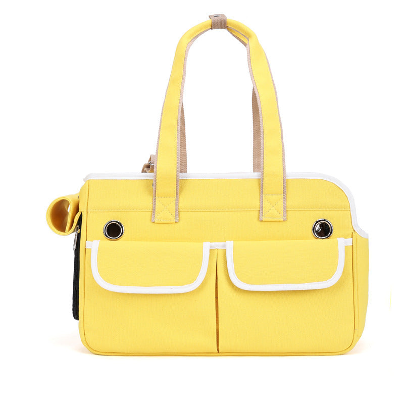 Outdoor Breathable Canvas Portable Portable Pet Bag