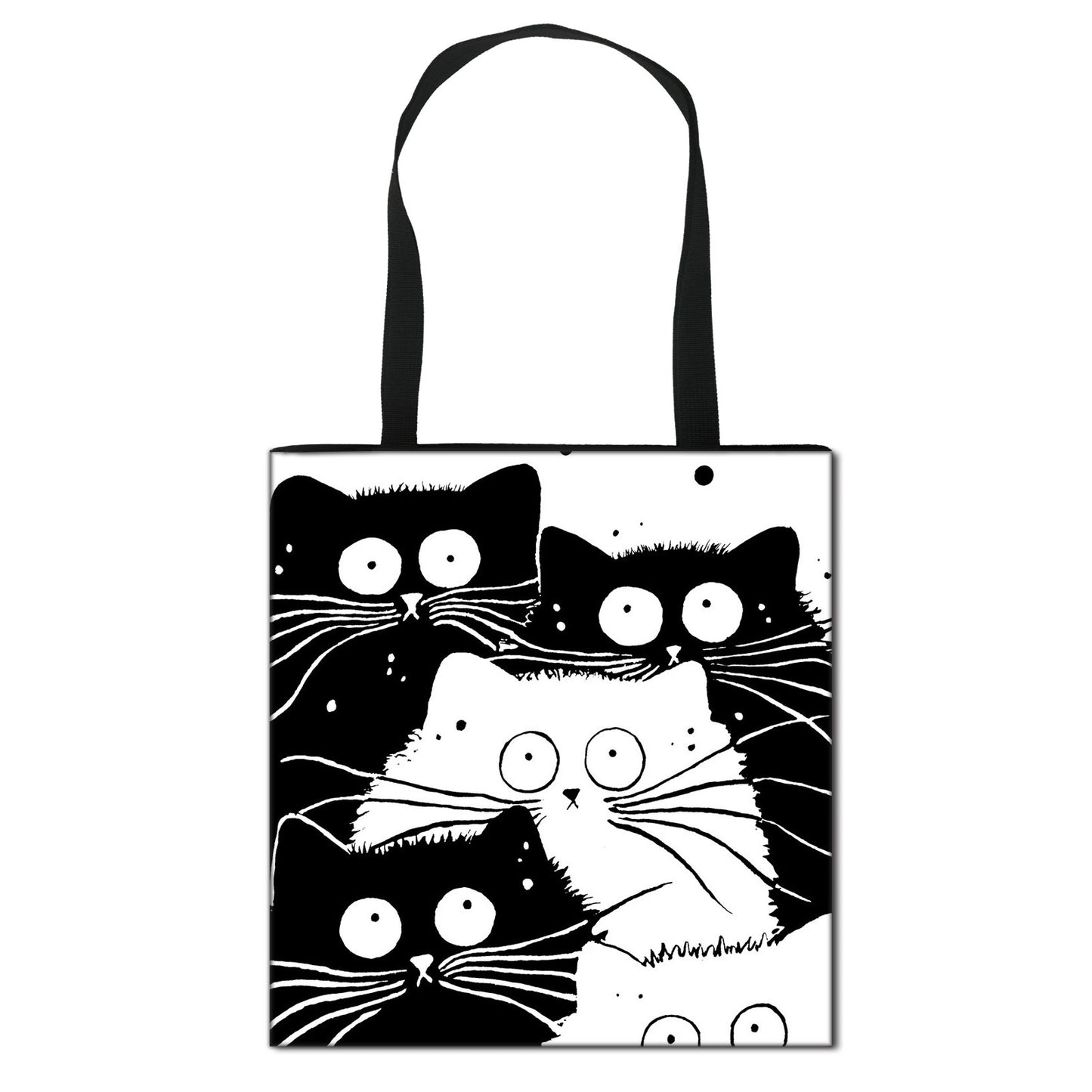 Foldable Cartoon Print Student Bag Tote Bag