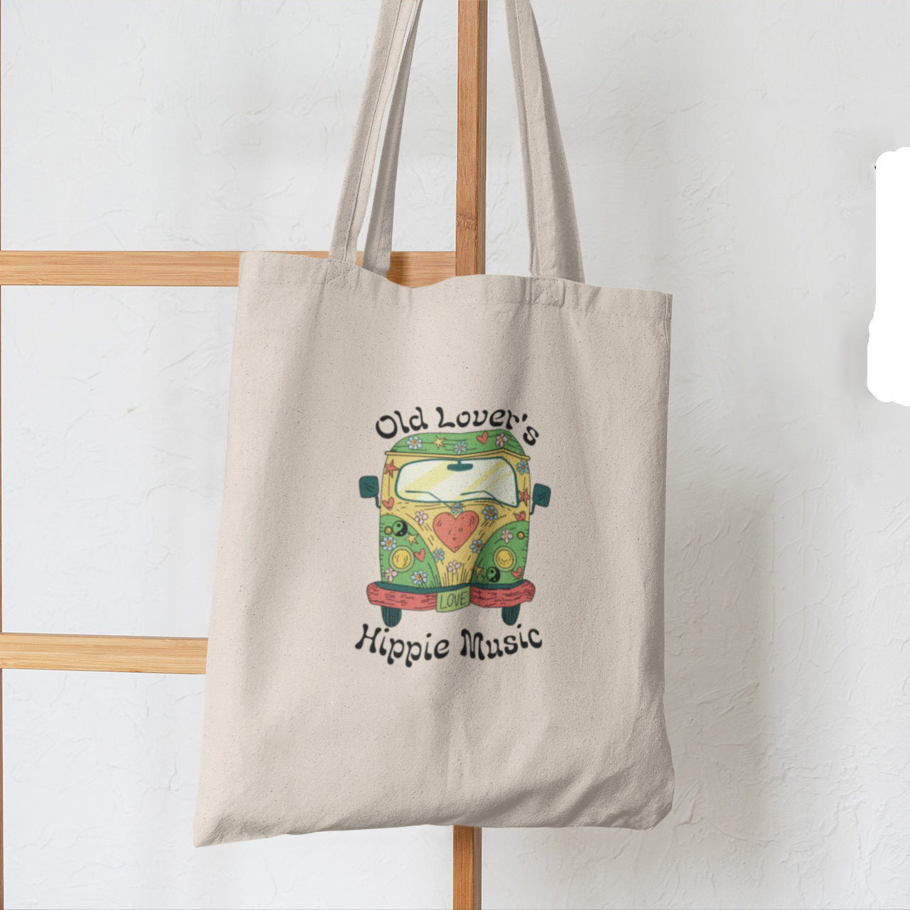 Butterfly Mushroom Printed Canvas Bag Shoulder Bag