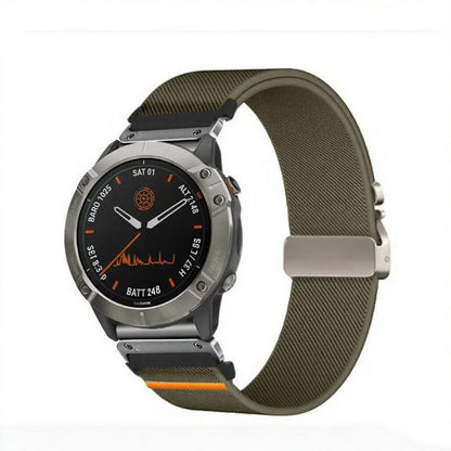 Correa de reloj tejida con cordón elástico para hombre