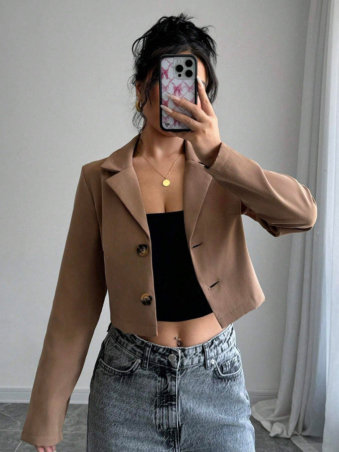 High-grade Socialite Short Western Style Coat