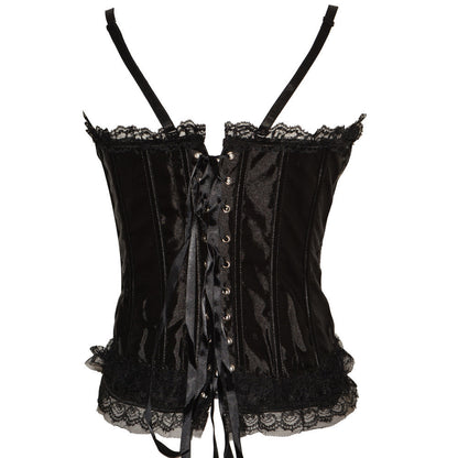 Schwarz-weißes erotisches Dessous-Korsett