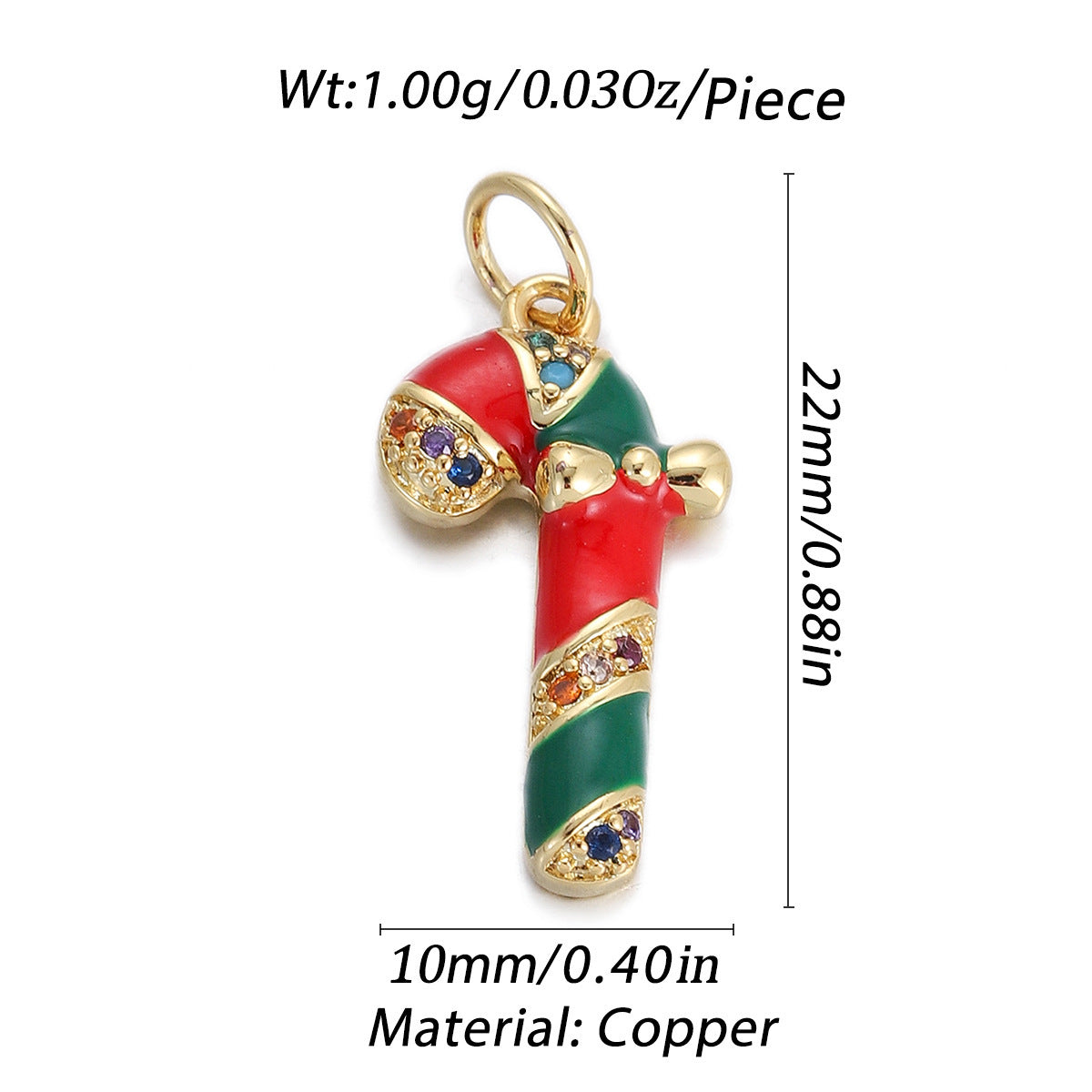 Oil Dripping Heart Donut Geometric Pendant Fashion Micro Inlay Ornament