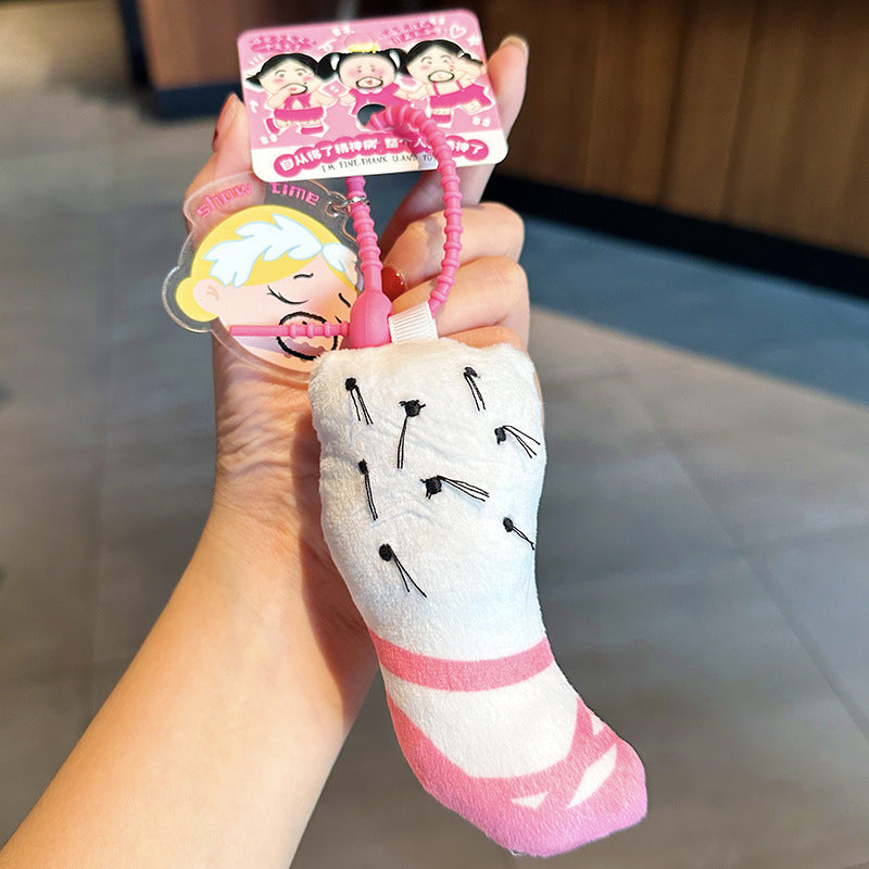 Plush Doll Creative Funny Keychain