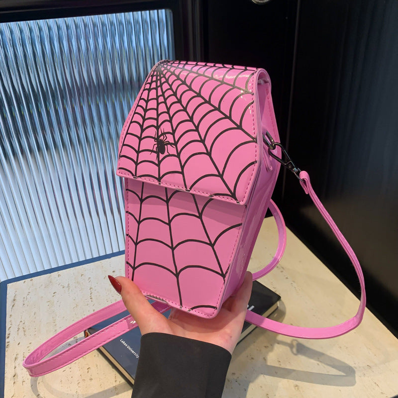 Spider Print Crossbody