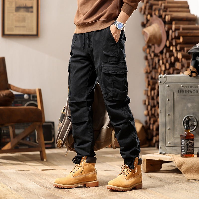 High Street Loose Functional Casual Pants Men - BAGMODA