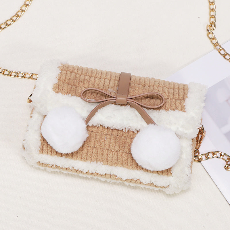 Weaving Bag Wool DIY Hand Woven Bag Knitting Self Made Self Knitting Material Bag