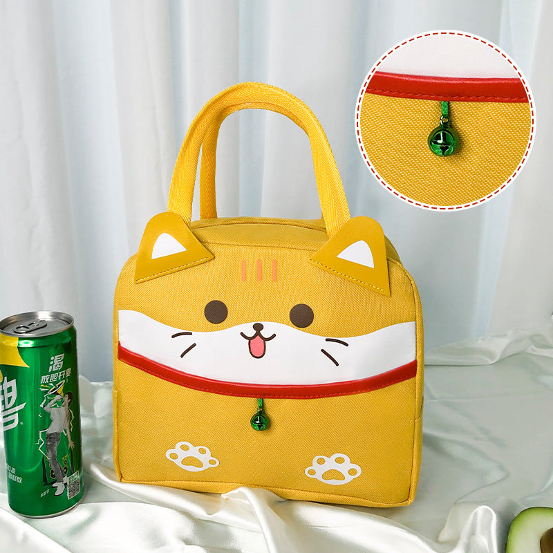 Cartoon Portable Lunch Bag Stereo Thickened