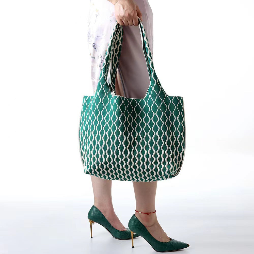 Big Wave Flying Woven Bag