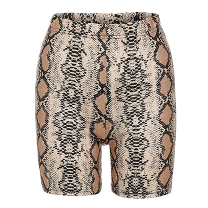 Pantalones cortos de yoga ajustados de cintura alta para mujer