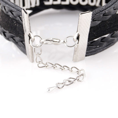 Pulsera trenzada de cuero con perlas de imitación y dije de pájaros voladores de árbol infinito de moda para mujer, pulseras y brazaletes para mujer, joyería