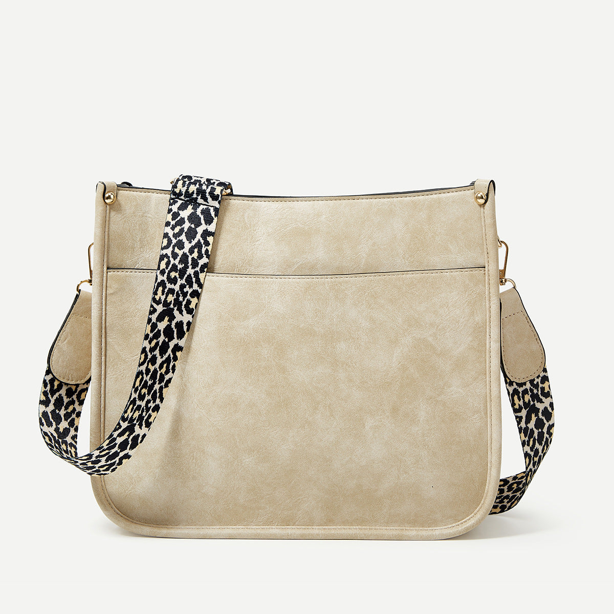 Crossbody-Schultertaschen mit Leopardenmuster und großer Kapazität