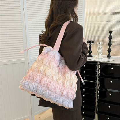 Bolsa de mano con cordón