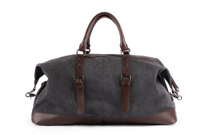 Bolso de lona retro, bolso de viaje, tendencia de moda masculina, gran capacidad, bolso de equipaje de viaje de corta distancia, bolso de hombro para hombre