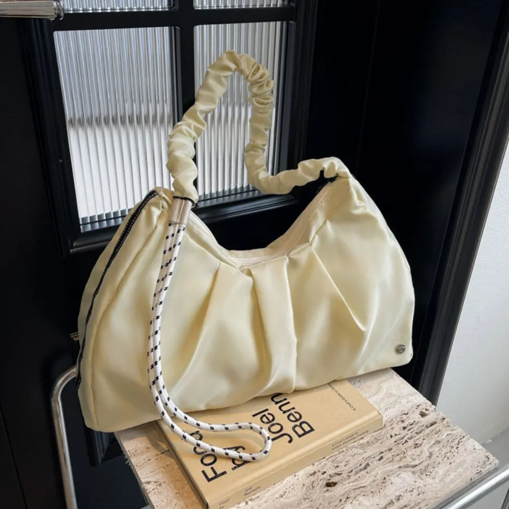Ruched Elegance Tote