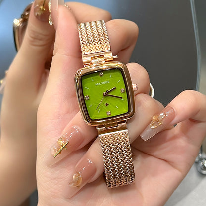 Damen Starry Retro Exquisite Square Uhr