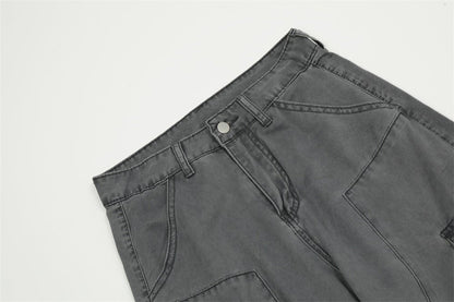 Fashion Personality Multi - pocket Cargo Pants Men - BAGMODA
