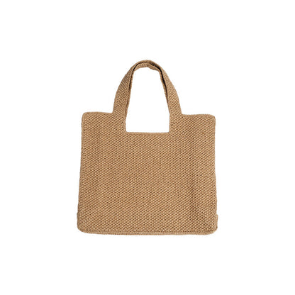 Bolsa tejida de paja para las fiestas
