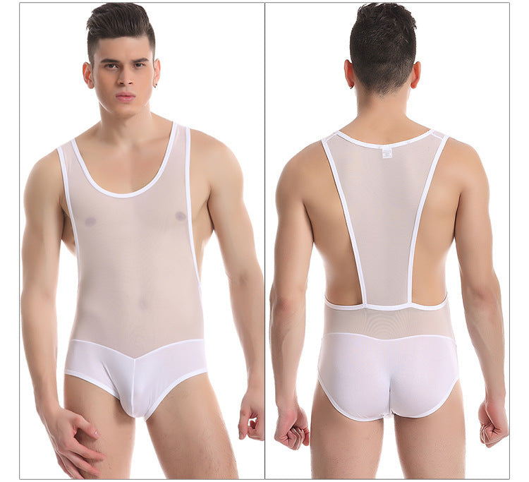 Sculpting Tummy Men's Summer Tulle Mesh Shapewear