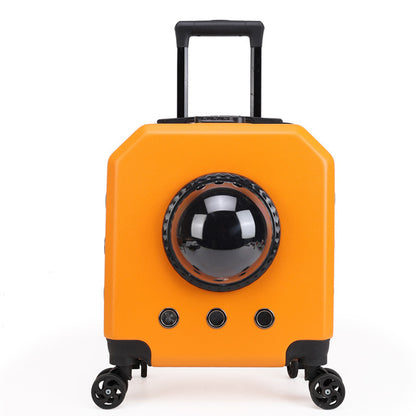 Nuevo estuche de transporte para mascotas con ruedas para gatos