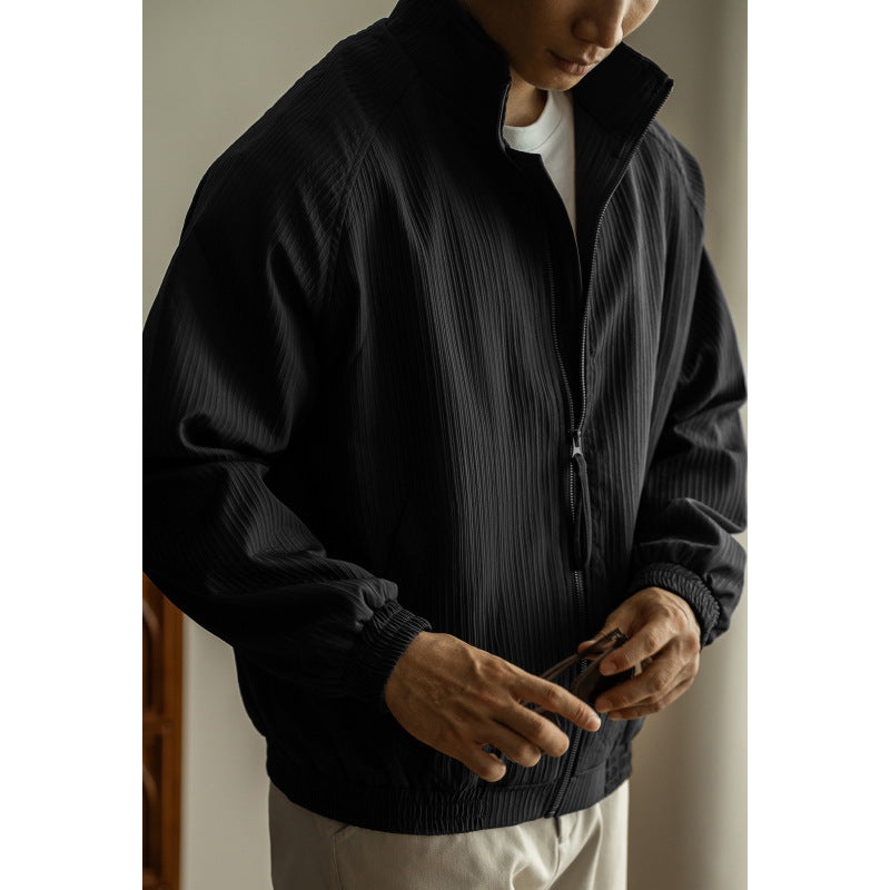 American Stand Collar Jacket Men's Spring And Autumn