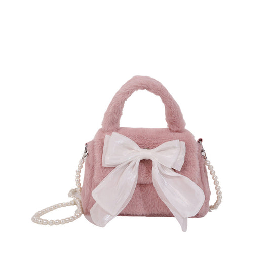 Plush Commuter Pearl Bag