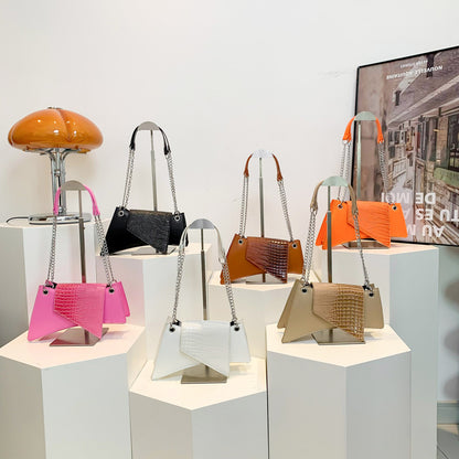 Bolso cuadrado de cuero de moda
