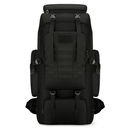 Mochila de lona de gran capacidad, bolsa de viaje para hombre, mochila para deportes al aire libre, montañismo, senderismo, bolsa militar retro 