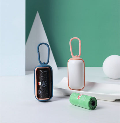 Dispensador portátil de bolsas de basura para gatos y perros