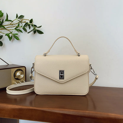 Bolso bandolera portátil de piel de vaca