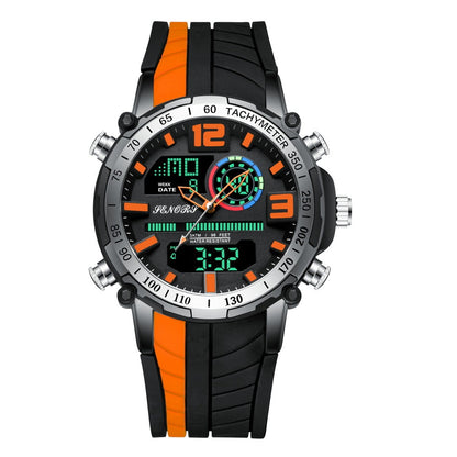 Business Sports Multifunktions-Dual-Display-Herrenuhr