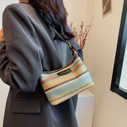 Bolso tote tejido elegante e informal