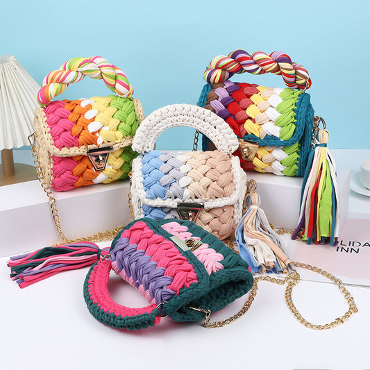 ColorPop Braided Street Bag