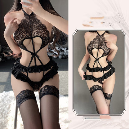 Mono seductor de encaje para mujer