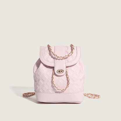 Rhombus Chain Rucksack Student Schulter Handtasche