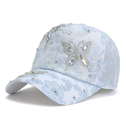 Gorra con visera de mariposa, sombrero para el sol para mujer, transpirable y combinable