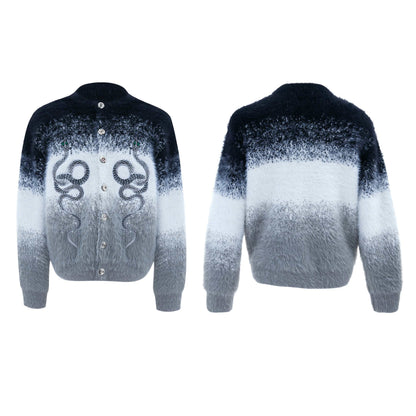 Mink Hair Gradient Loose Sweater