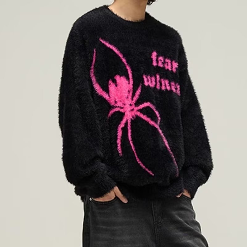 Retro Minority Spider Sweater All-match Fashion Knitwear