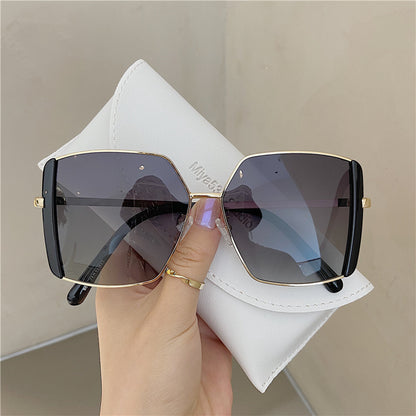 Neue Sonnenbrille mit doppelten Augenbrauen für Damen