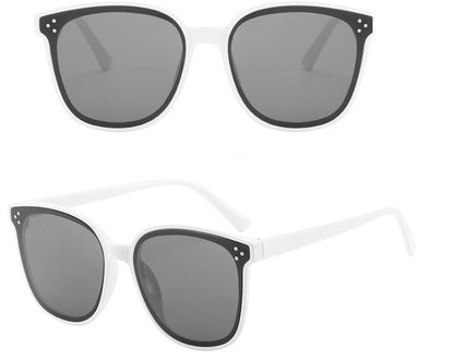 Gafas de sol rectangulares para mujer, gafas de sol cuadradas sin montura
