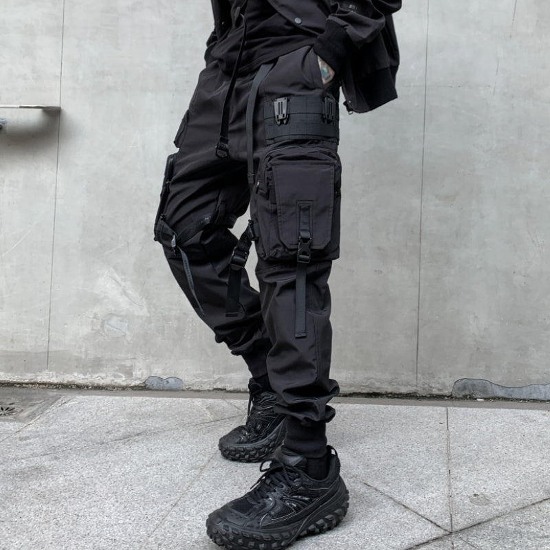 Functional Leggings Casual Pants Overalls Men - BAGMODA