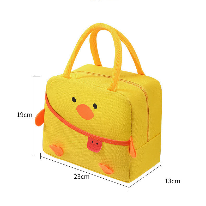 Cartoon Portable Lunch Bag Stereo Thickened