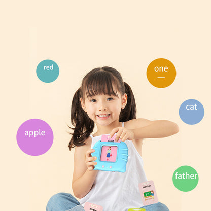 Karte Frühe Bildung Kinder Aufklärung Englisch Lernen Maschine