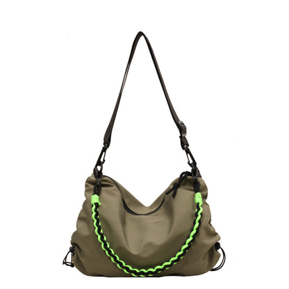 Bolso bandolera de nailon naranja