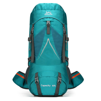 Nueva mochila para senderismo al aire libre, 60 l, gran capacidad, de nailon, para viajes, camping y senderismo. 