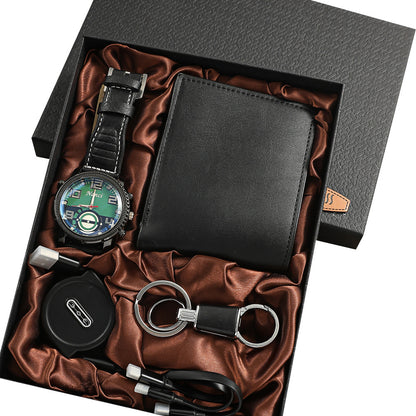 Traje de regalo de negocios con reloj para hombre