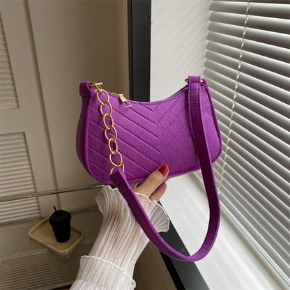 Bolso bandolera sencillo de moda, bolso de hombro de gran capacidad.